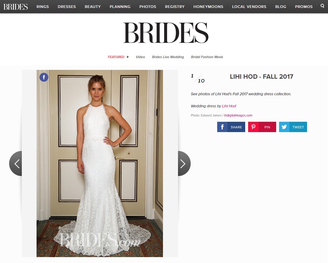 Brides.com: LIHI HOD - FALL 2017