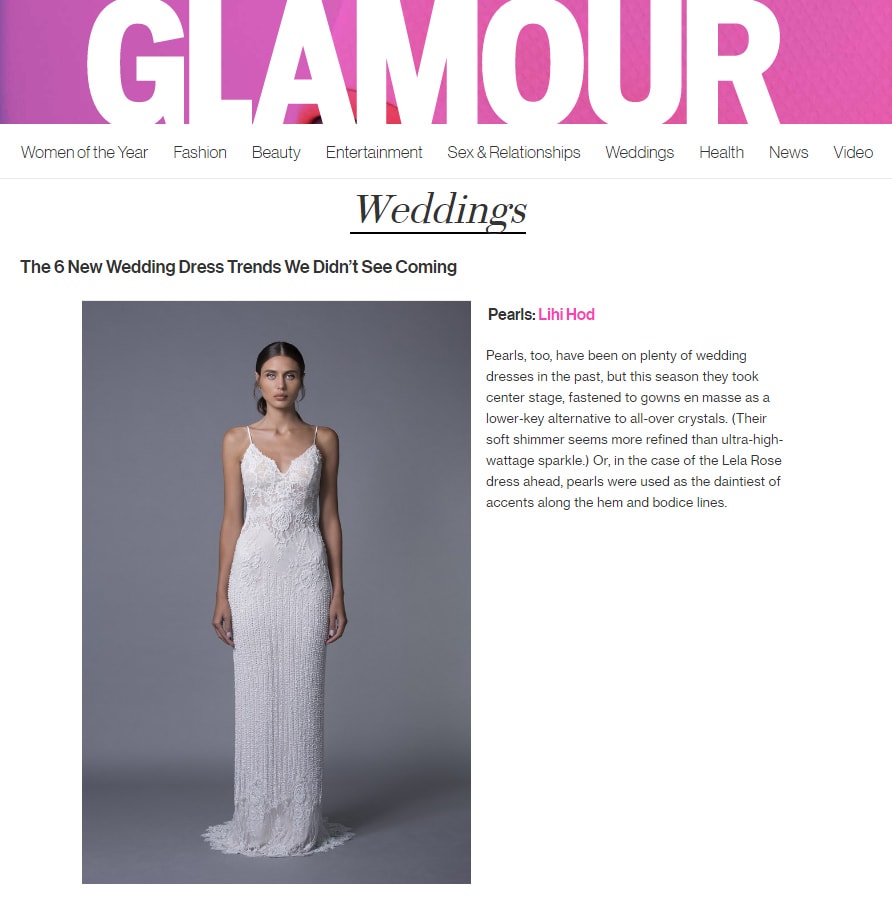 GLAMOUR: The 6 New Wedding Dress Trends We Didn't See Coming
